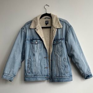 Gap Sherpa Lined Denim Jacket